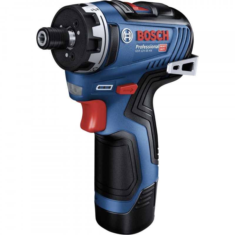 Аккум. шуруповерт BOSCH GSR 12V-35 HX L-BOXX (12.0 В, 2 акк., 3.0 А/ч Li-Ion, 2 скор., 35 Нм, шурупы до 8 мм)