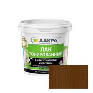 Лак тонированный Лакра акриловый орех  (0,9кг)