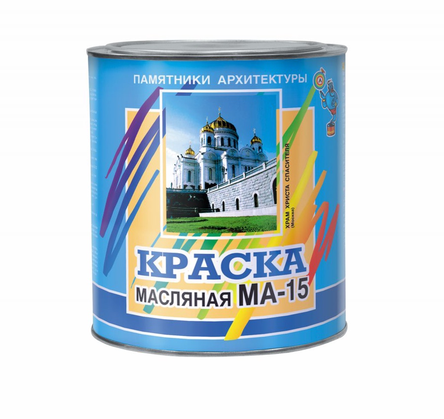 Краска масляная МА-15, белая ,900г