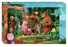 Мозаика "puzzle" maxi 24 "Маша и Медведь - 2" (Анимаккорд) 90048