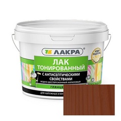 Лак тонированный Лакра акриловый махагон  (2,5кг)