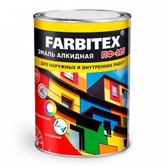 Эмаль алкидная ПФ-115 FARBITEX зеленая 400 гр. 