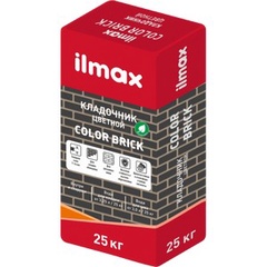 Смесь кладочная, цементная, М150, F100, Пк2, St-3 «ilmax color brick», 25кг, ГРАФИТ